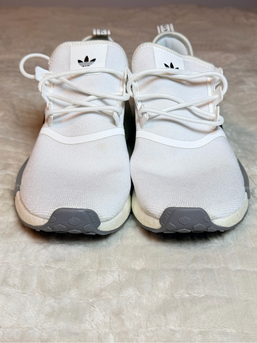 Adidas NMD_R1 Primeblue GZ9261 Cloud White Boost Sneakers Men’s 11 Athletic - Picture 12 of 14